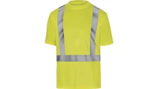 T-shirt ostrzegawczy z poliestru kolor żółty rozmiar XL COMETJAXG