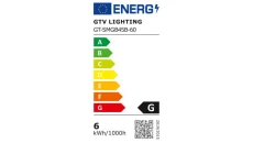G-TECH Źródło światła LED, B45B, SMD2835, E14, 6W, 470 lm, 52 mA, AC220-240V, 50-60 Hz, 160, 3000K