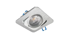 Oprawa KORAL-S-1 kwadrat srebrna szczotkowana regulowana