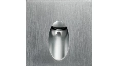 Lampa oprawa schodowa LED STEPI SB/WW Srebrna Szczotkowana Ciepła biała 3000K kwadrat do puszki fi 60 12V DC