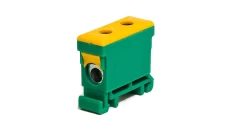 Złączka szynowa gwintowa al/cu 16mm2 zielono-żółta WLZ-35P/16Z