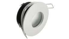 Oprawa DZETA okrągła hermetyczna biała piaskowana stop cynku i aluminium