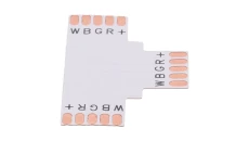 Złączka do taśmy led rgbw 10mm PCB T