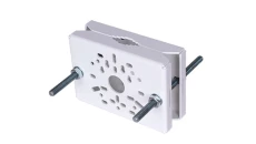 Stalowy uchwyt słupowy adapter do kamer kopułowych tubowych i obrotowych biały GL-218-WH 19661