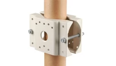 Stalowy uchwyt słupowy adapter do kamer kopułowych tubowych i obrotowych beżowy ecrie GL-218A 03516