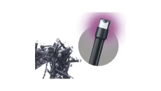 Łańcuch XMAS connect 5 1,2W 100LED 10m IP44 różowy ZY1931