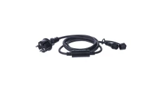 Przewód zasilający XMAS profi connect 5m IP44 czarny ZY1940