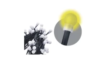Lampki choinkowe kulki XMAS multi/cherry różne tryby 3,6W 80LED 8m IP44 ciepły biały ZY1455