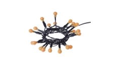 Ozdoby świąteczne kulki XMAS cherry TIMER 0,72W 20LED 1,5m IP20 żółty ZY1946