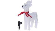 Ozdoby świąteczne renifer XMAS deer TIMER 1,8W 40LED 2x2m IP44 zimny biały ZY1903