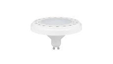 Żarówka SISERO ES111 LED gu10 15W W/WW 15 led 2835 230V AR111 ciepła biała obudowa biała aluminium