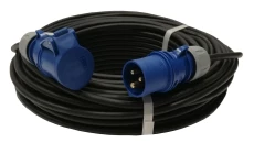 Przedłużacz kempingowy elCORD CEE 16A-3 230V IP44 20m H07RN-F 3G1,5 (gumowy OPD) z wt. i gn. CEE 16A-3P 30225200