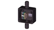 Puszka łączeniowa Ex przeciwwybuchowa z poliestru A01B1 PL01-T6/T5, IP66 strefa 1,21 oraz 2,22, ATEX