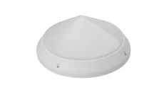 Oprawa QUBO, E27, 60W, biała-polipropylen, klosz matowy-poliwęglan, IP44, IK10 A21400-MP