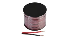 Kabel 2 żyłowy 2x0,75mm2 do taśma led 1m czerwono czarny