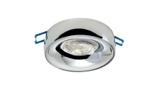 Oprawa MILADY okrągła chrom aluminiowa