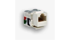 Gniazdo UTP RJ 45 kat. 5e keystone białe DC/FA-682MK-8-C5E