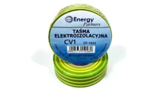 Taśma elektroizolacyjna PCW (19mm x 20m x 0.13mm) żółto-zielona