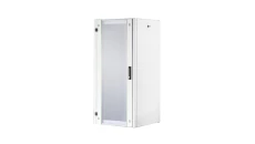 Szafa krosowa stojąca 19 cali Hyper 26U 1299x600x600mm drzwi szyba szara Digitus Professional DN-41006-M