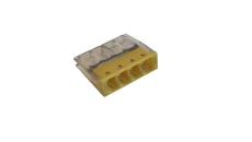 Szybkozłączka 4x0,5-2,5mm2 transparentna ZA-4x2,5 /100szt./