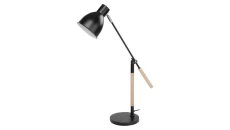 Lampa biurkowa E27 WINSTON 60 cm czarna Z7605