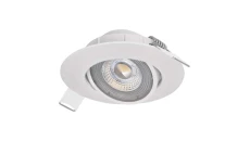 Oczko LED Exclusive 5W ciepła biel biały ZD3121