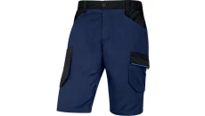 Bermudy robocze Mach2 z poliestru i bawełny granatowo niebieskie S M2BE3 M2BE3BMPT