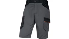 Bermudy robocze Mach2 z poliestru i bawełny szaro pomarańczowe 3XL M2BE3 M2BE3GO3X