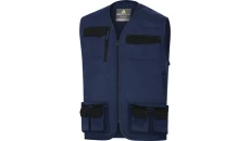 Kamizelka robocza Mach2 z poliestru i bawełny granatowo niebieskie S M2GI3 M2GI3BMPT
