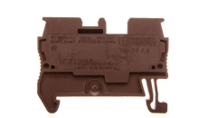 Złączka szynowa 2-przewodowa 0,08-4mm2 brązowa ST 2,5 BN 3035360 /50szt./