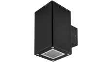 Oprawa elewacyjna BLOK-K-2K-B 2xgu10 czarna hermetyczna ip44 kinkiet / na zewnątrz