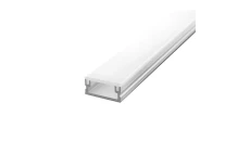 Profil STEPLUX 1m podłogowy + klosz KLIK niski (do taśmy led o szerokości max 12mm) anodowany