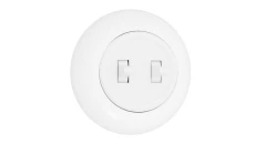 Premiumlux RETROLINE Łącznik podwójny z ramką biały