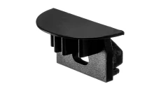 Zaślepka minilux maxi wpust czarna z otworem