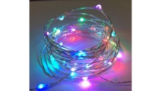 Lampki led zewnętrzne ŁEZKI 230V 5m 50LE D rgb
