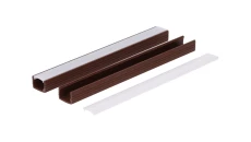 Profil led PCV Line 16x11 2m brązowy ML ML