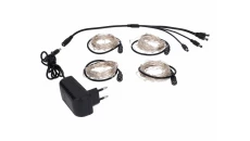 Lampki led zewnętrzne ŁEZKI 230V 4x5m 4x 50LED czerwone