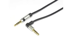 Kabel Jack 3,5 stereo -Jack 3,5 stereo slim kątowy JKJ53 2,5m