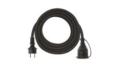 Przedłużacz 1 gniazdo 5m 3× 15mm guma / neopren P01705