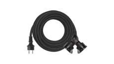 Przedłużacz 2 gniazda 15m 3× 15mm guma P0602