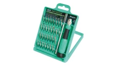 Zestaw wkrętaków 31szt antypoślizgowy uchwyt z obrotową końcówką + przedłużka do bitów SD-9802