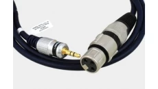 Kabel mikrofonowy gniazdo XLR/wtyk Jack 3,5 stereo MK21 3m