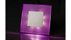 Lampka LED Duna Aluminium Fioletowa 1,8W 230V - Zimna