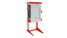 Rozdzielnica budowlana na stojaku OS-S/FI SET 2x32A 1x16A 8x230V gniazda Mennekes zabezpieczenia SIEMENS Doktorvolt 6894