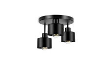 Lampa LOFT ABI P5 czarna 3xE27 plafon
