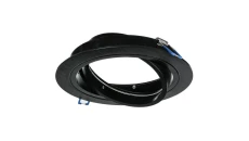 Oprawa OPAL AR111 ES111 okrągła czarna drapana z czarnym ringiem aluminiowa 5903260414233