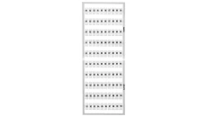 Ramka z oznacznikami 10x 81-90 209-572 /5szt./