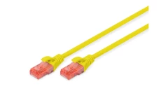 Kabel krosowy (patch cord) RJ45-RJ45 kat.6 U/UTP AWG 26/7 PVC 7m żółty DK-1612-070/Y
