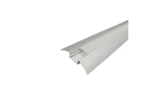 Profil srebrny 2m MiniLUX SWIFT + klosz mleczny nawierzchniowy podszafkowy