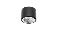 Chloe AR111 natynkowa GU10 250V IP20 120x85mm czarny okrągła nieruchoma